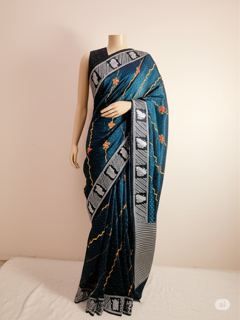 Organza silk (with border)