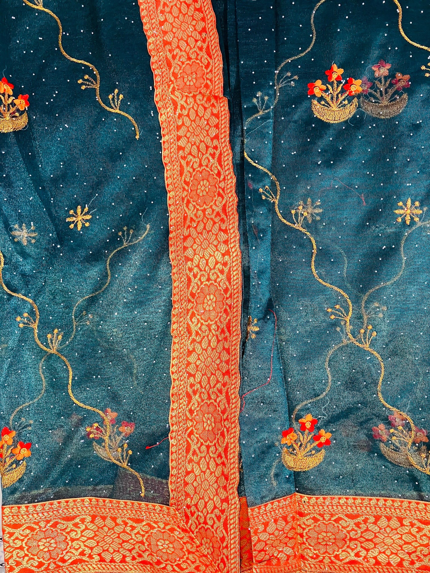Organza silk (with border)